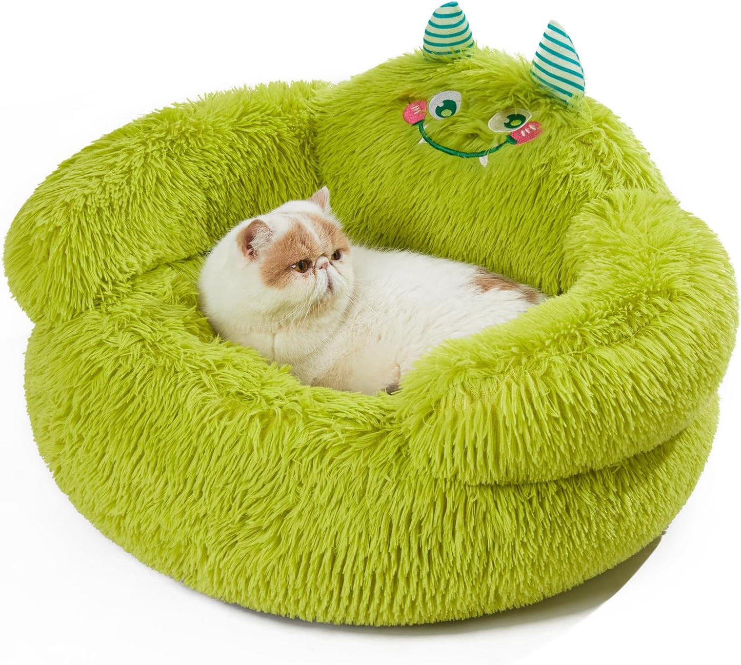 Calming Donut Pet Bed for Dogs & Cats
