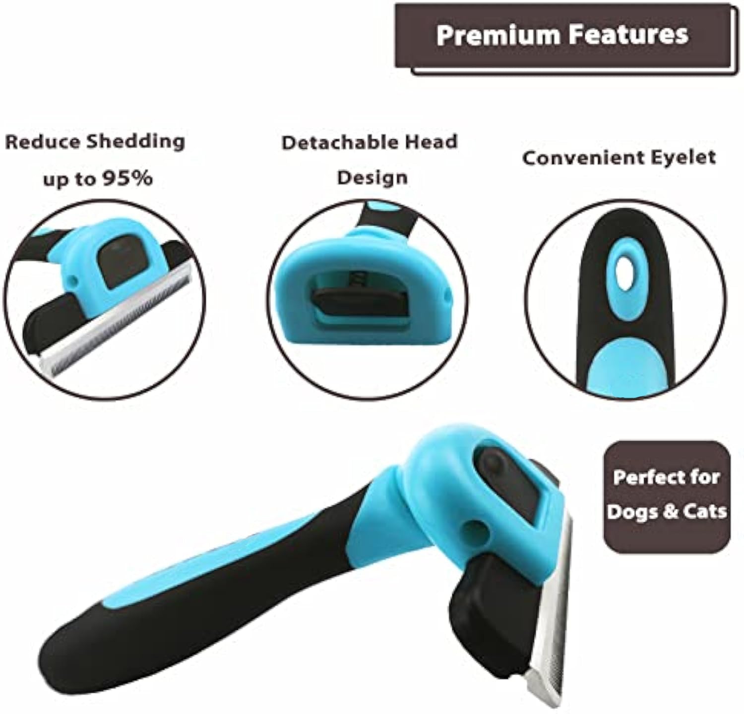 Professional Pet De Shedding Comb 