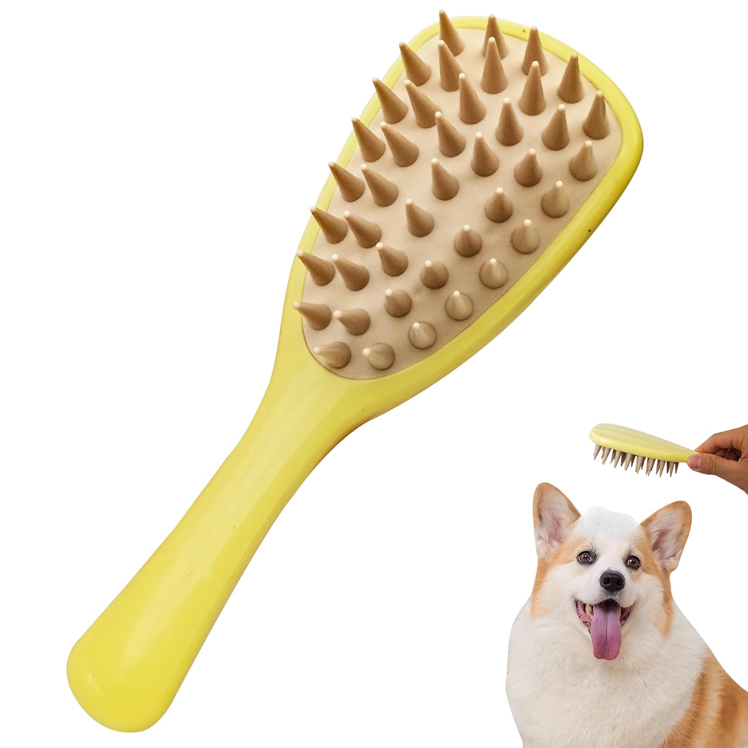 Pet Silicone Shampoo Brush    
