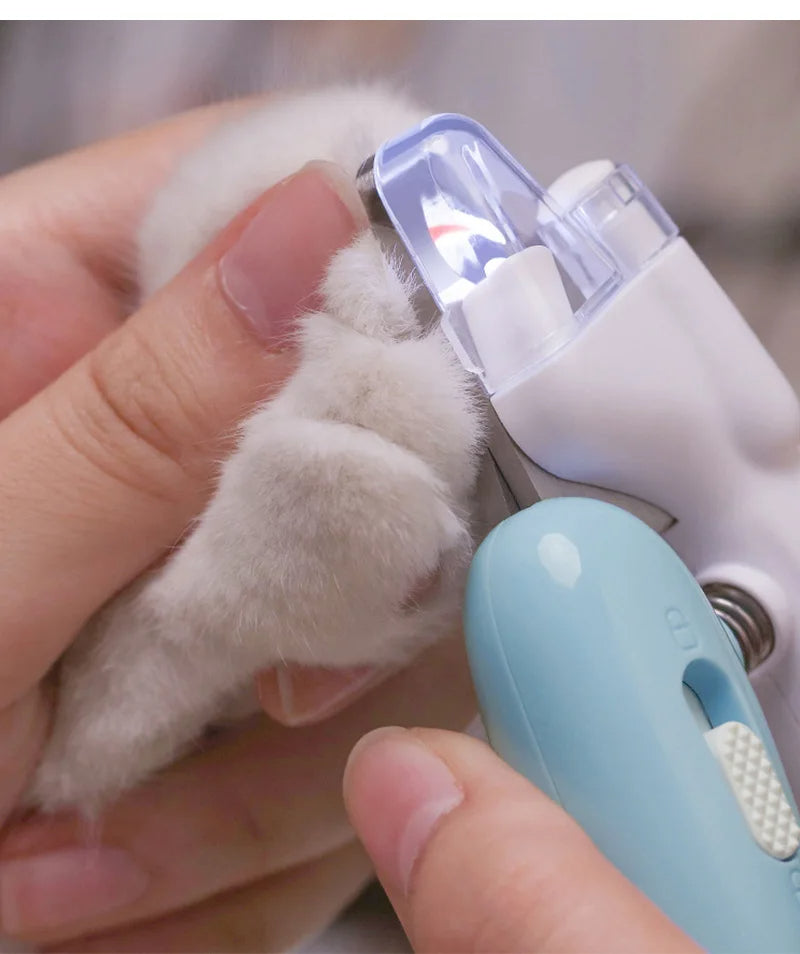 LED pet nail grinder and clipper