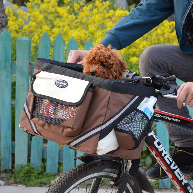pet bicycle carrier bag