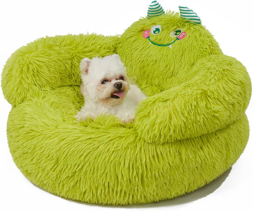Calming Donut Pet Bed for Dogs & Cats