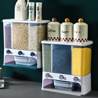 Wall-Mounted Grain Storage Container 