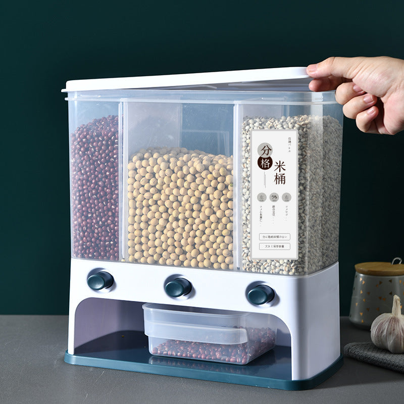 Wall-Mounted Grain Storage Container 
