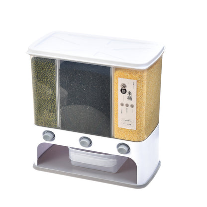 Wall-Mounted Grain Storage Container 
