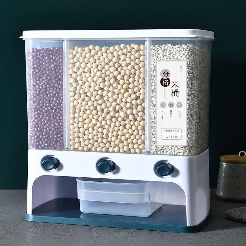 Wall-Mounted Grain Storage Container 