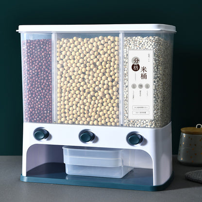 Wall-Mounted Grain Storage Container 
