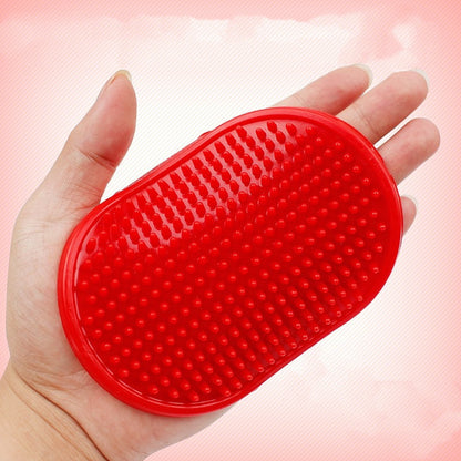 Rubber Pet Bath Brush Cover Hand Massage