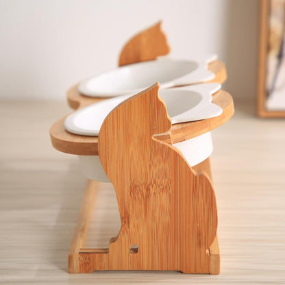 ceramic cat food bowl