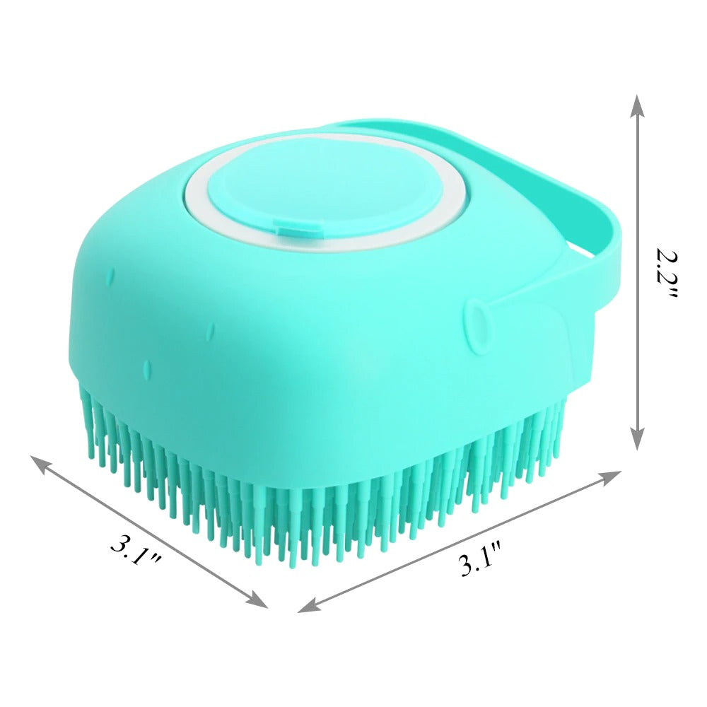 pet dog shampoo massager brush