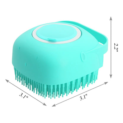 pet dog shampoo massager brush