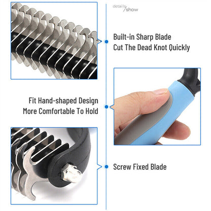Grooming Brush For Pet Dog Cat Deshedding