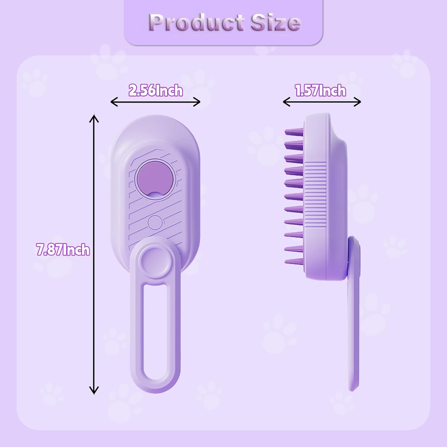 Cat Steam Brush For Shedding  