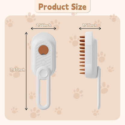 Cat Steam Brush For Shedding  