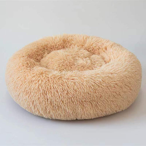 Washable Round plush kennel   