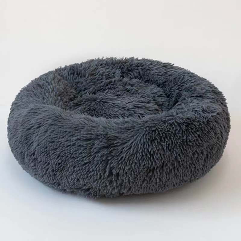 Washable Round plush kennel   