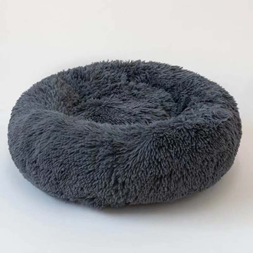 Washable Round plush kennel   