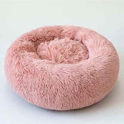 Washable Round plush kennel   