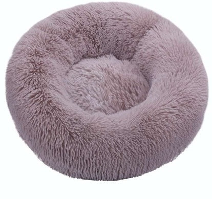 Washable Round plush kennel   