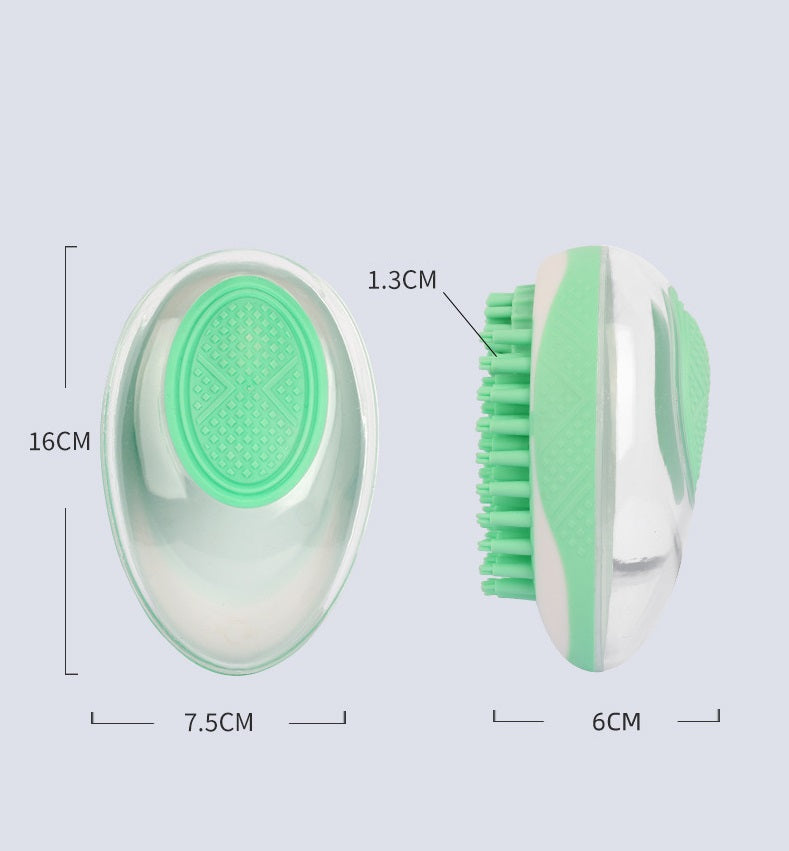 Dog Cat Bath Brush 2-in-1 Pet SPA 
