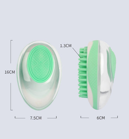 Dog Cat Bath Brush 2-in-1 Pet SPA 