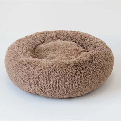 Washable Round plush kennel   