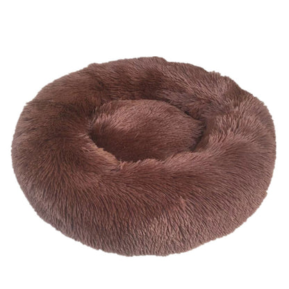 Washable Round plush kennel   