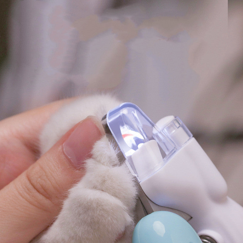 LED pet nail grinder and clipper