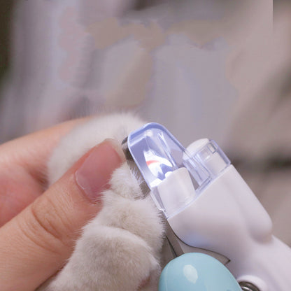 LED pet nail grinder and clipper