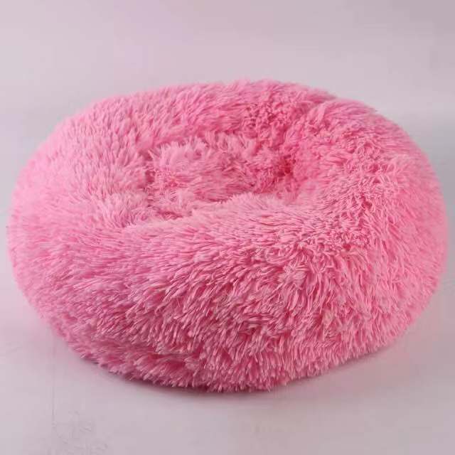 Washable Round plush kennel   