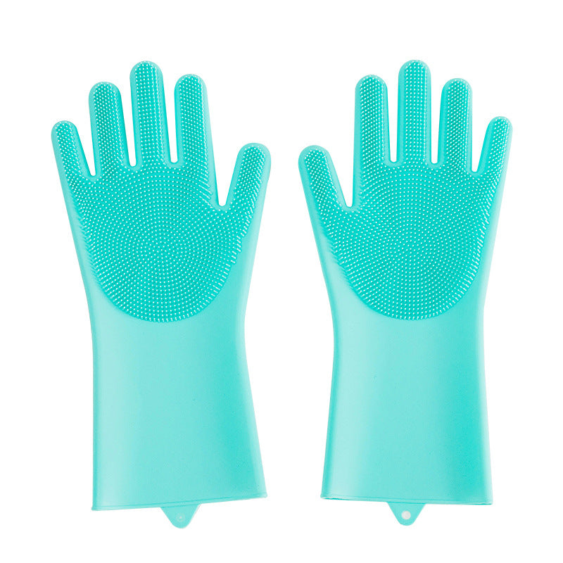 silicone dog grooming gloves