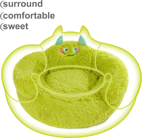 Calming Donut Pet Bed for Dogs & Cats