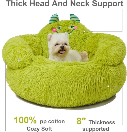 Calming Donut Pet Bed for Dogs & Cats