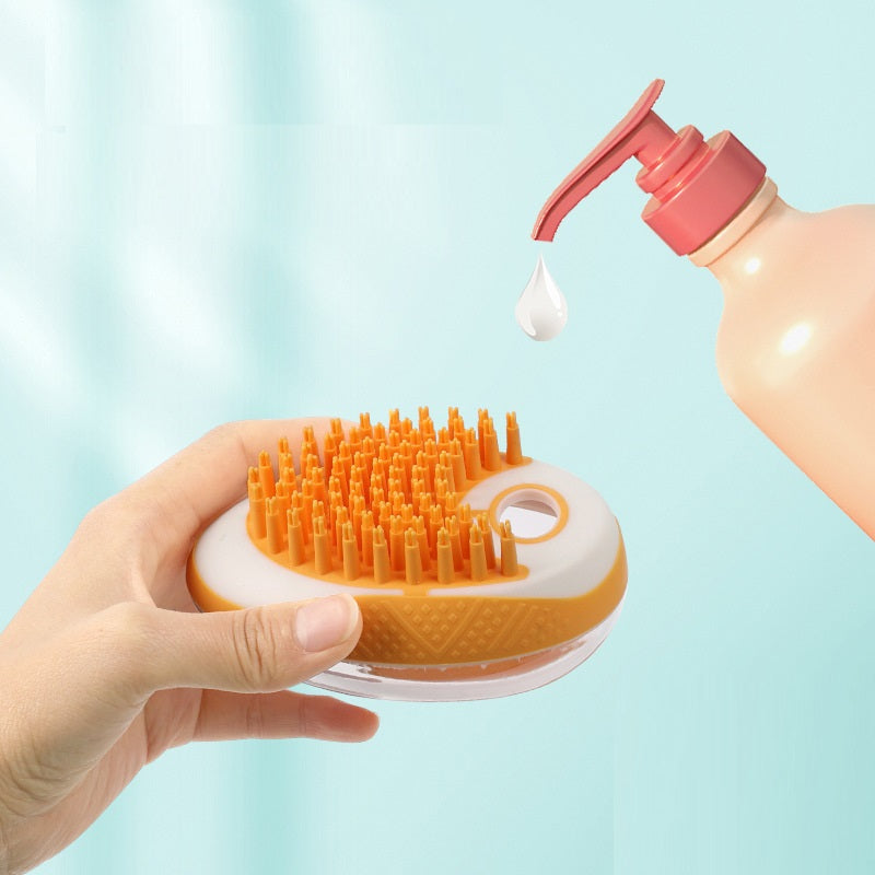 Dog Cat Bath Brush 2-in-1 Pet SPA 