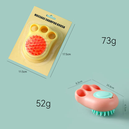 cat massage bath brush