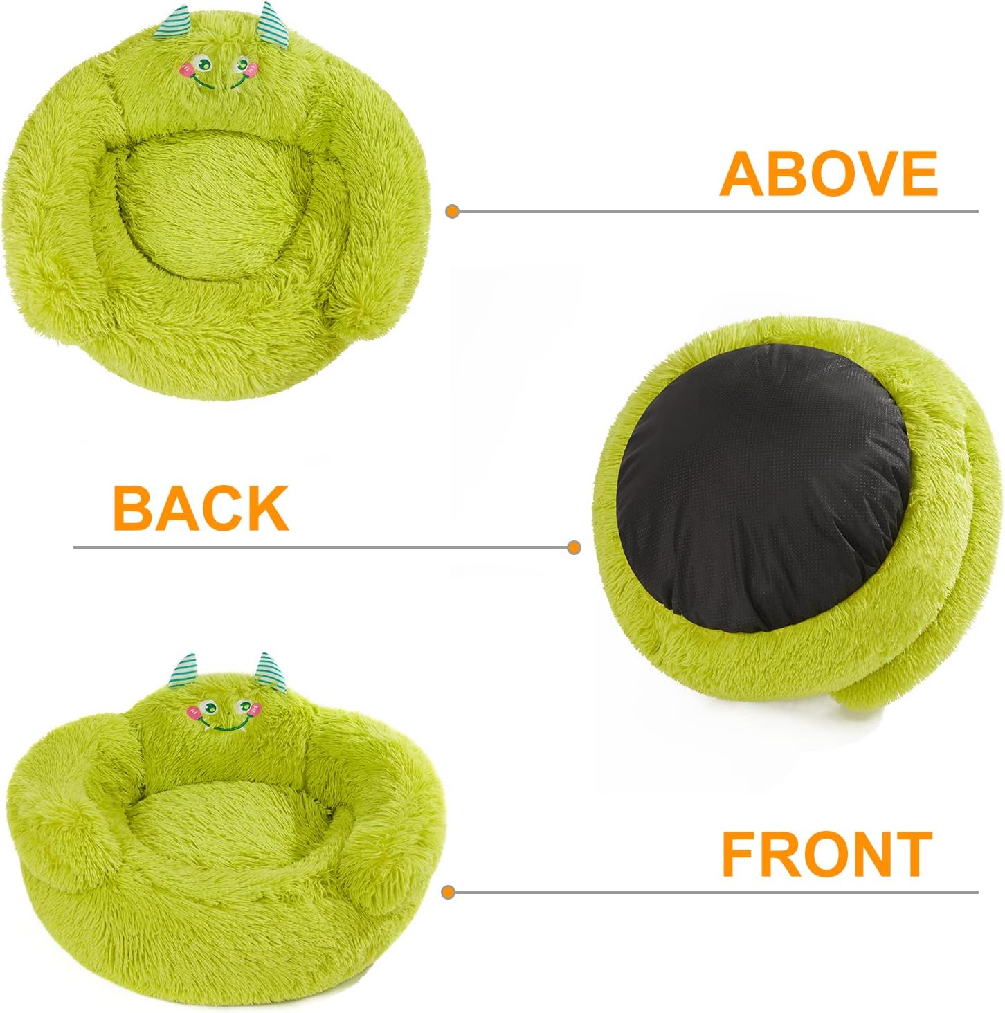 Calming Donut Pet Bed for Dogs & Cats